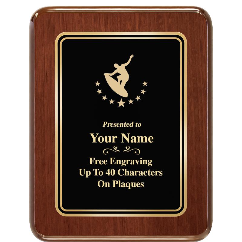 7X9 BLK MTL PLT CHATOYANT WLNT