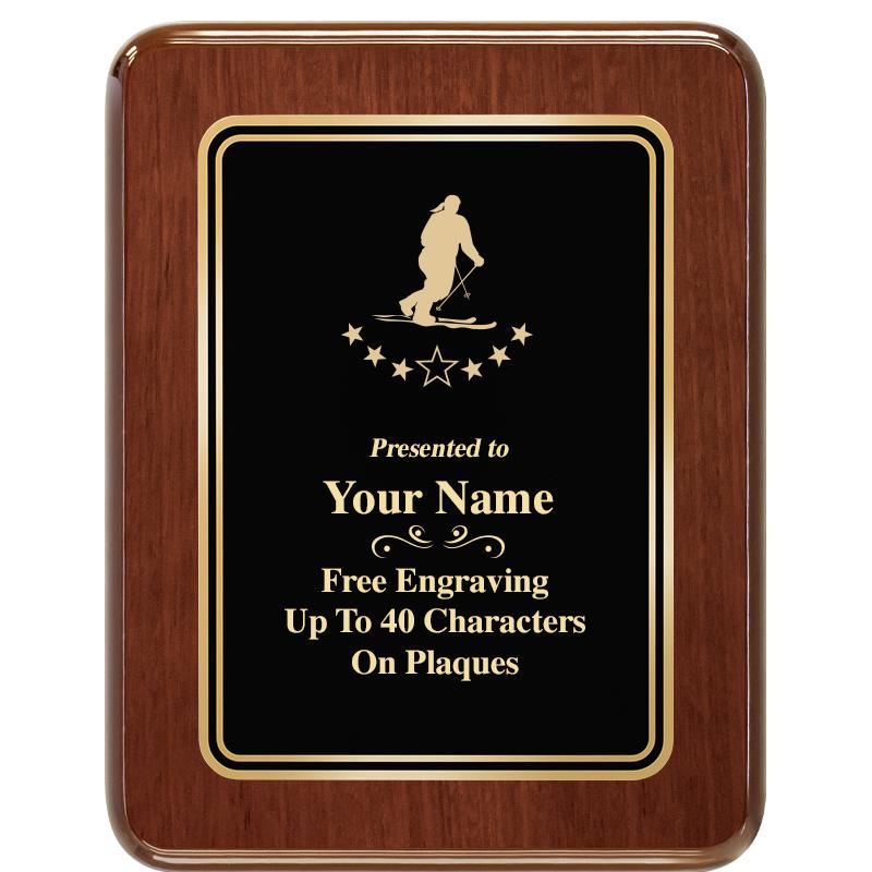 7X9 BLK MTL PLT CHATOYANT WLNT