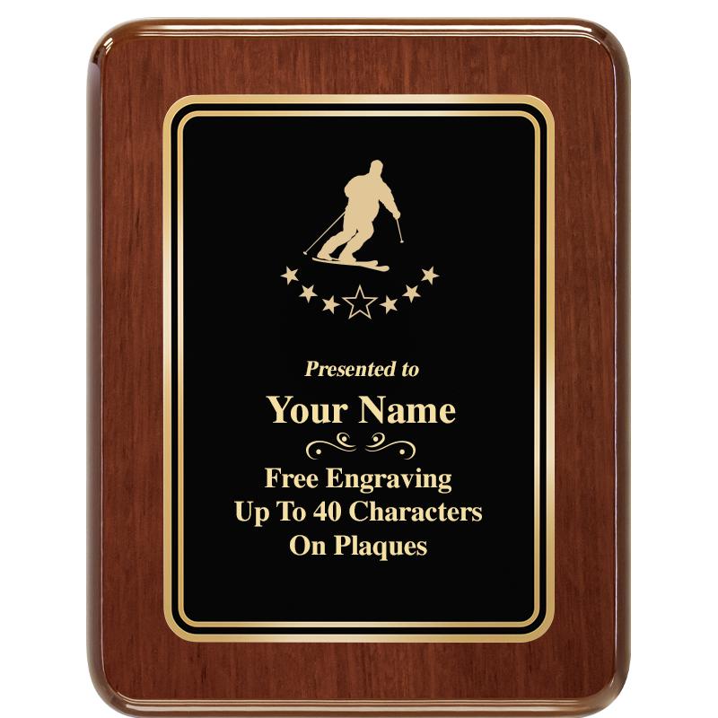 7X9 BLK MTL PLT CHATOYANT WLNT