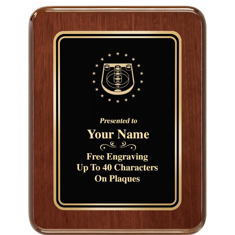 7X9 BLK MTL PLT CHATOYANT WLNT