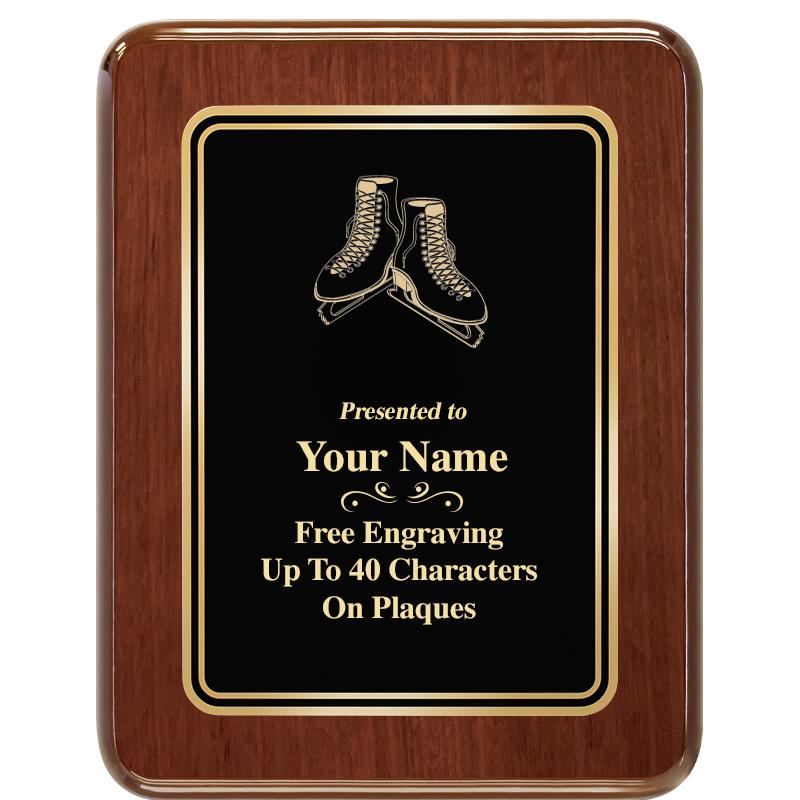 7X9 BLK MTL PLT CHATOYANT WLNT