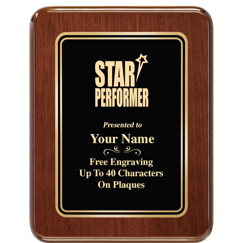 7X9 BLK MTL PLT CHATOYANT WLNT