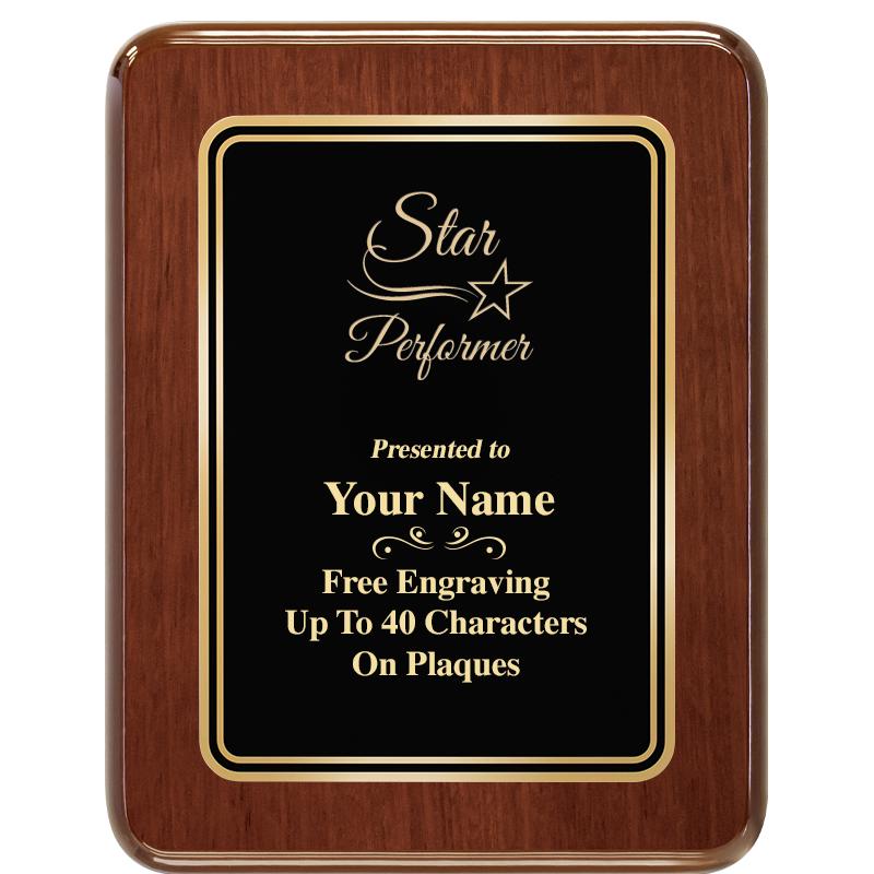 7X9 BLK MTL PLT CHATOYANT WLNT