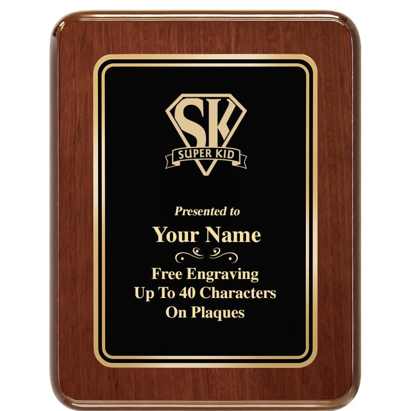 7X9 BLK MTL PLT CHATOYANT WLNT