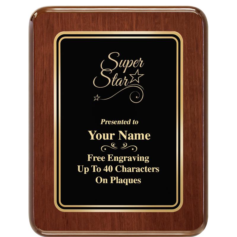 7X9 BLK MTL PLT CHATOYANT WLNT