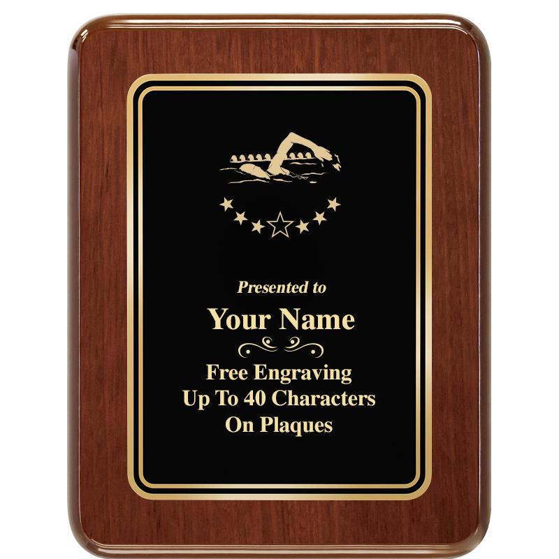 7X9 BLK MTL PLT CHATOYANT WLNT