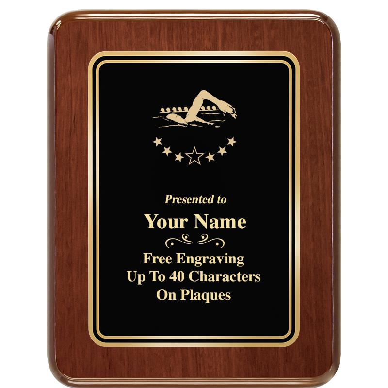 7X9 BLK MTL PLT CHATOYANT WLNT