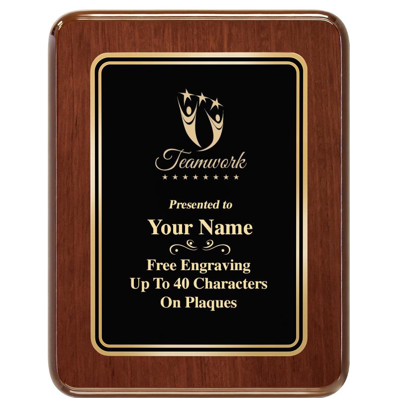 7X9 BLK MTL PLT CHATOYANT WLNT