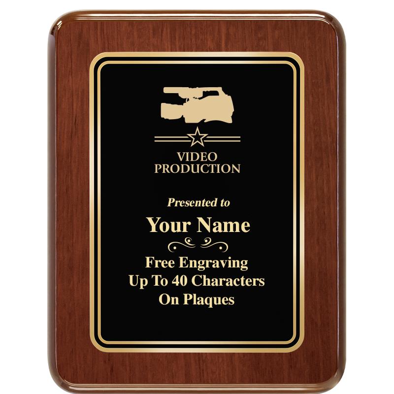 7X9 BLK MTL PLT CHATOYANT WLNT