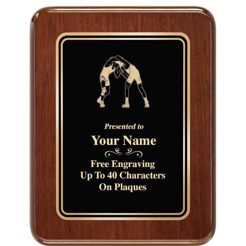 7X9 BLK MTL PLT CHATOYANT WLNT