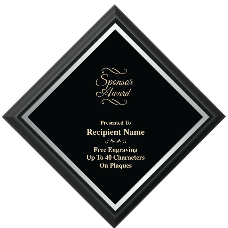 8"X8"DIAMOND SHOWSTOPER PLAQUE