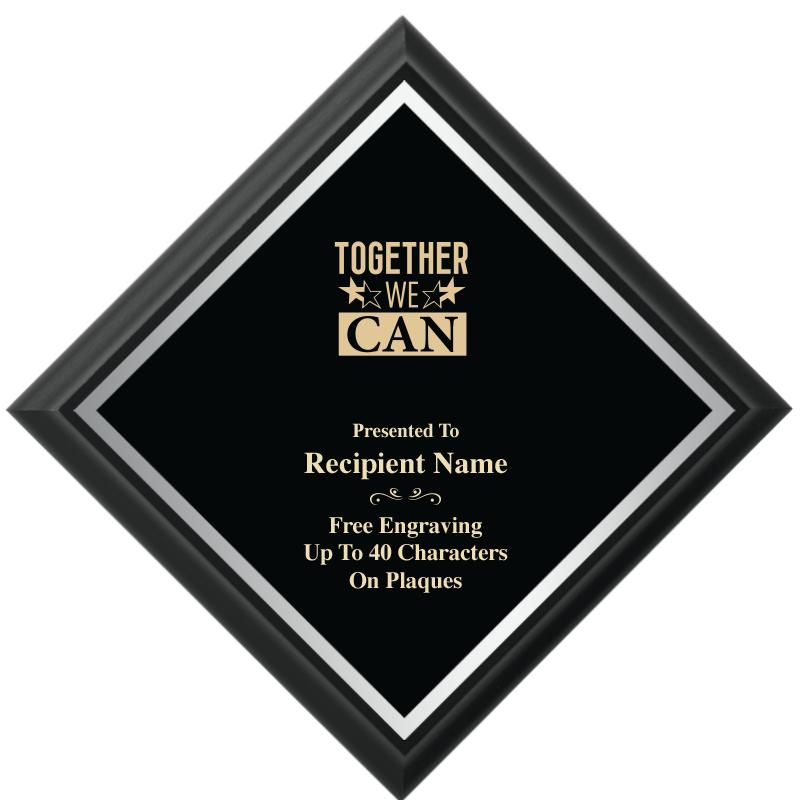 8"X8"DIAMOND SHOWSTOPER PLAQUE