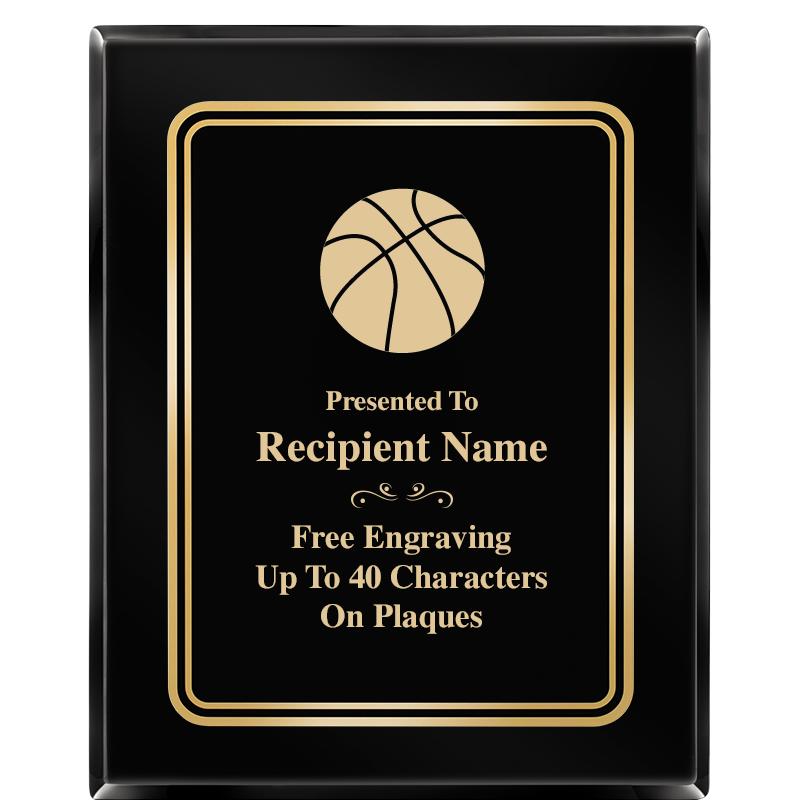 8" X 10" EBONY HERITAGE PLAQUE