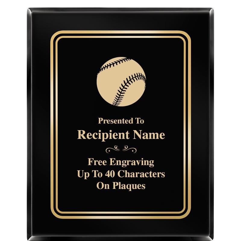 8" X 10" EBONY HERITAGE PLAQUE