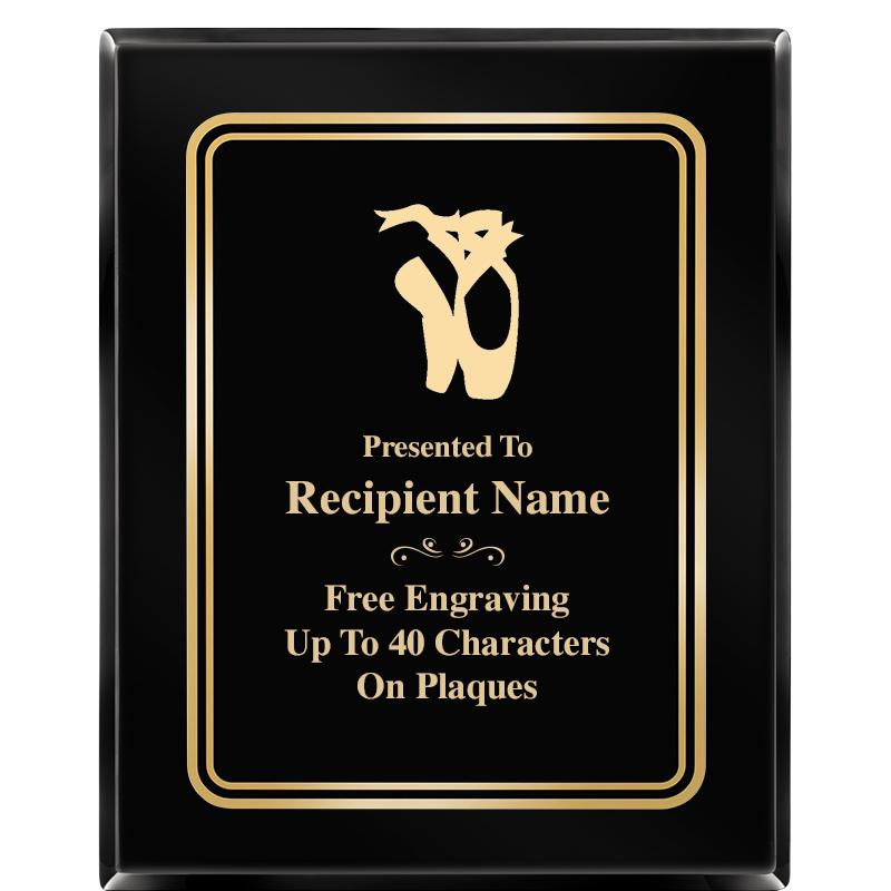 8" X 10" EBONY HERITAGE PLAQUE