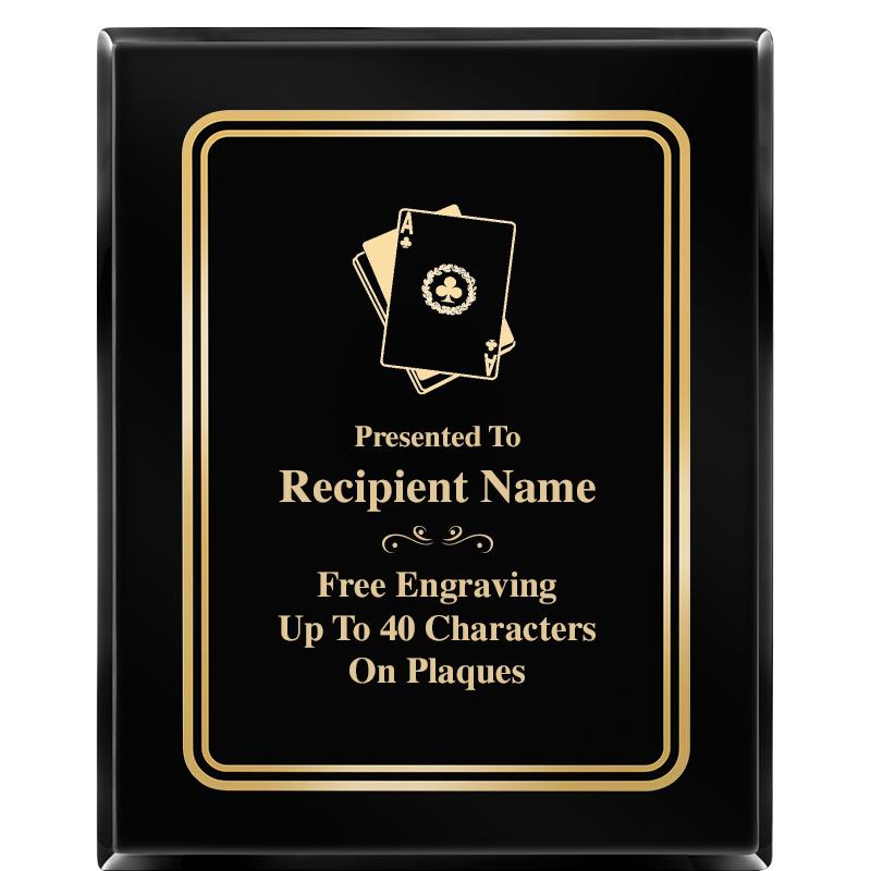 8" X 10" EBONY HERITAGE PLAQUE