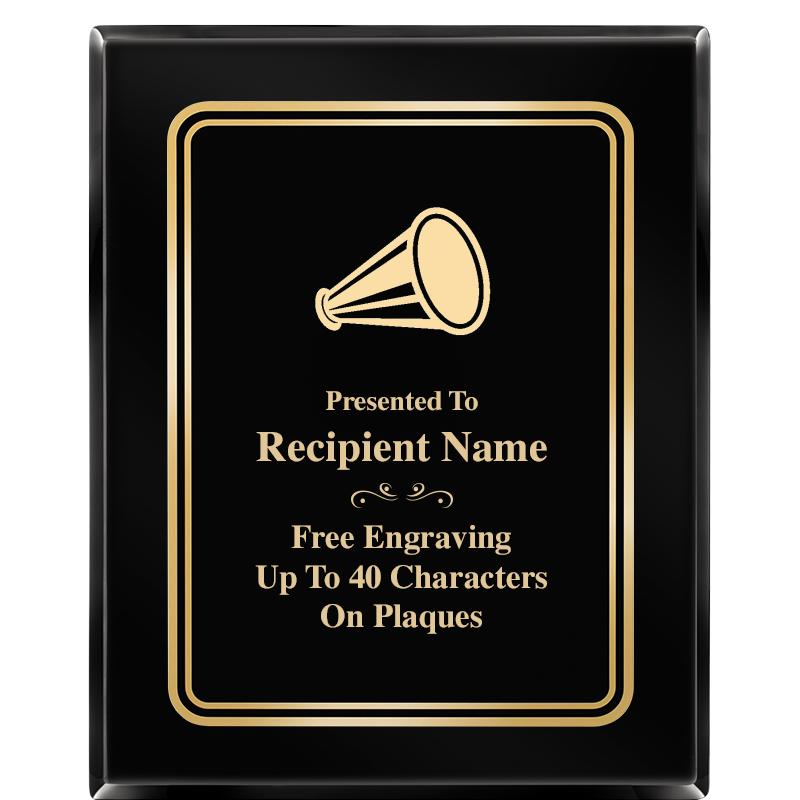 8" X 10" EBONY HERITAGE PLAQUE