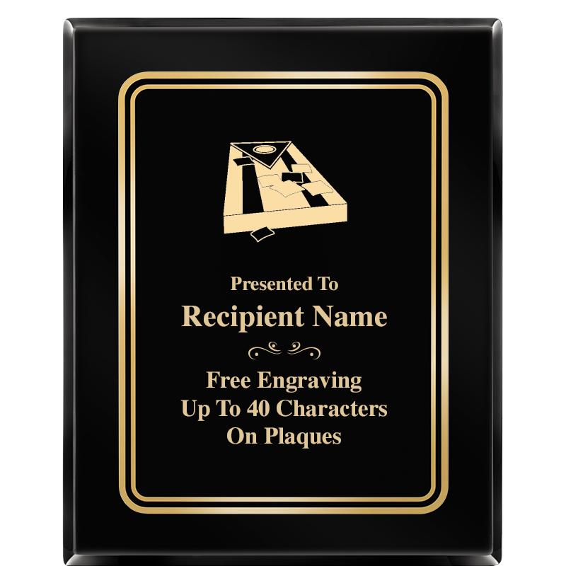 8" X 10" EBONY HERITAGE PLAQUE