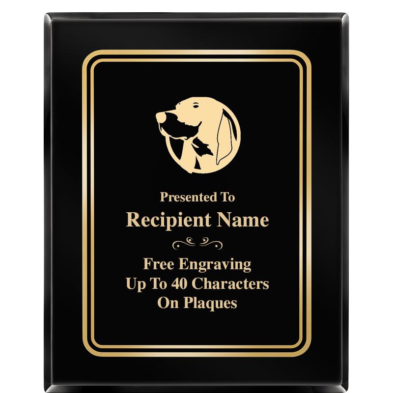 8" X 10" EBONY HERITAGE PLAQUE