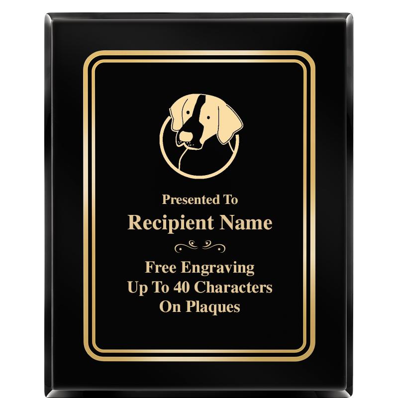 8" X 10" EBONY HERITAGE PLAQUE