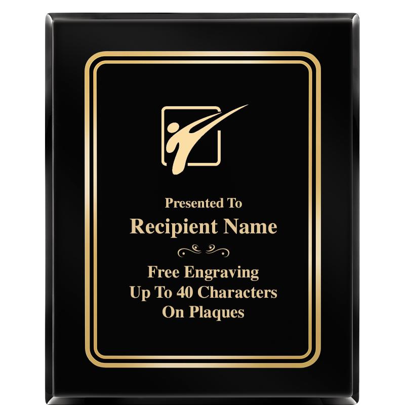 8" X 10" EBONY HERITAGE PLAQUE