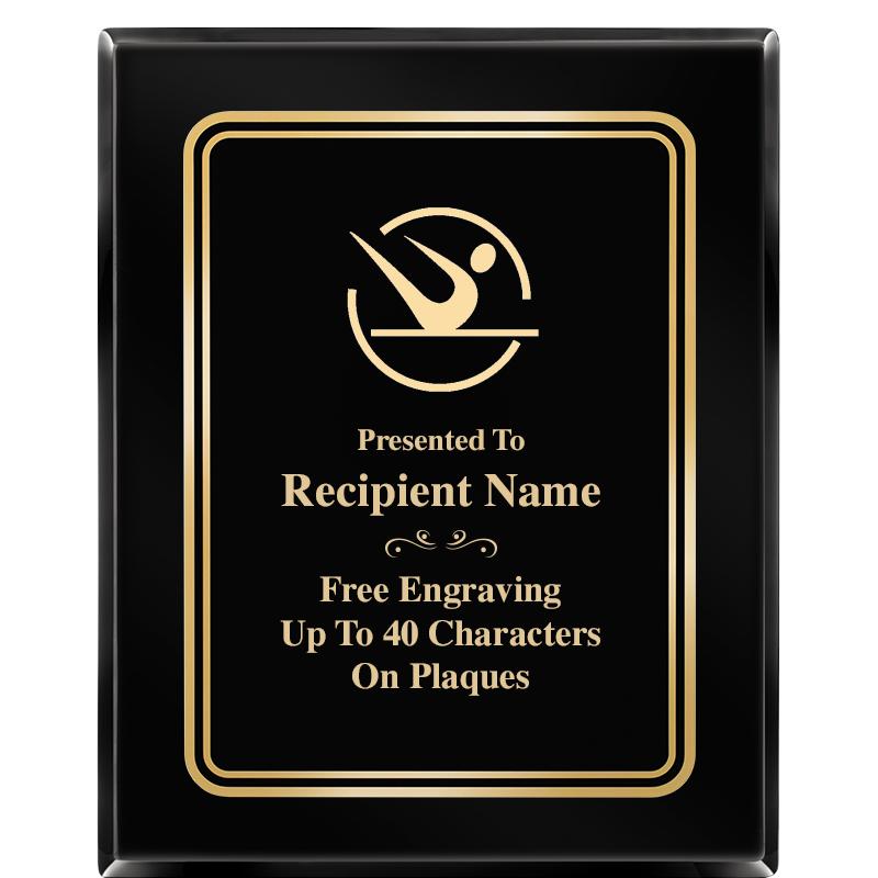 8" X 10" EBONY HERITAGE PLAQUE