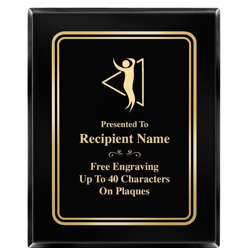 8" X 10" EBONY HERITAGE PLAQUE