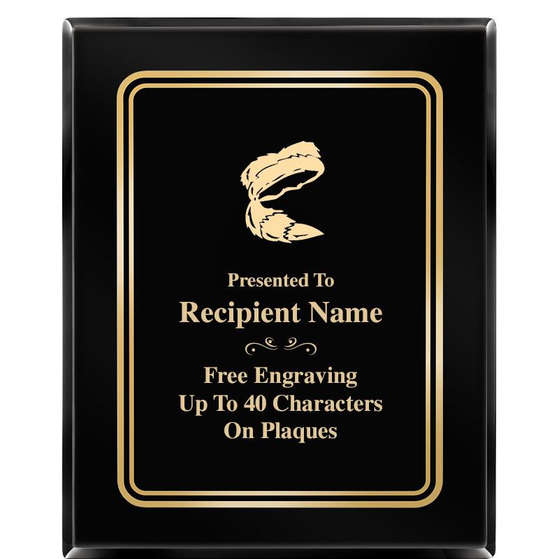 8" X 10" EBONY HERITAGE PLAQUE