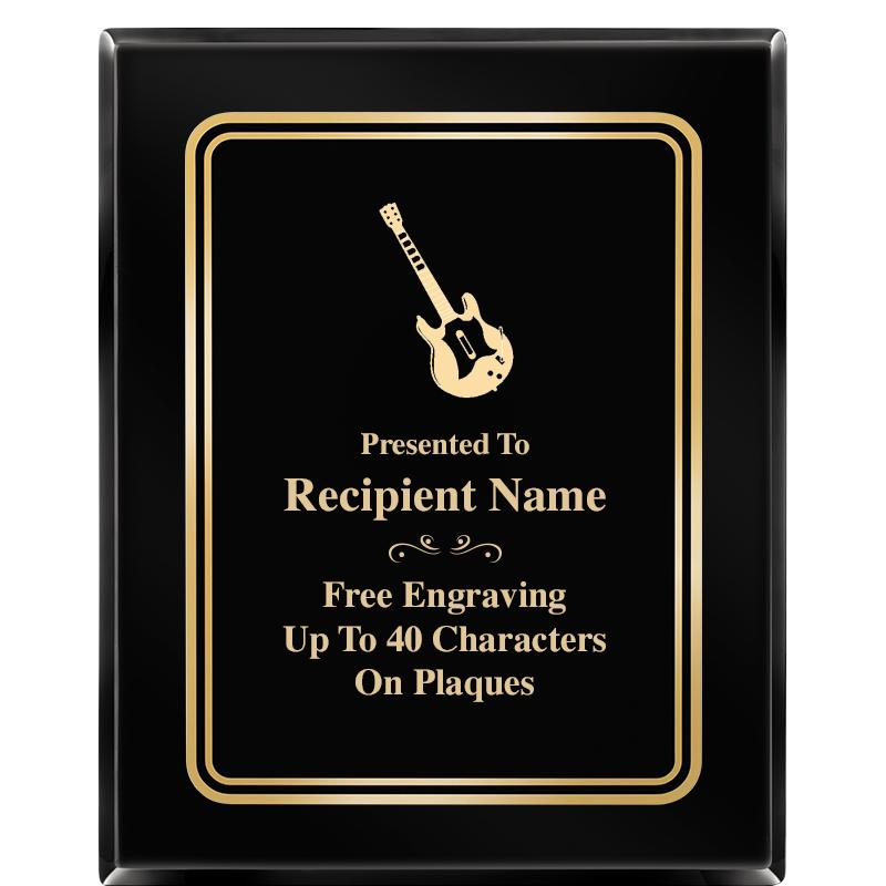 8" X 10" EBONY HERITAGE PLAQUE