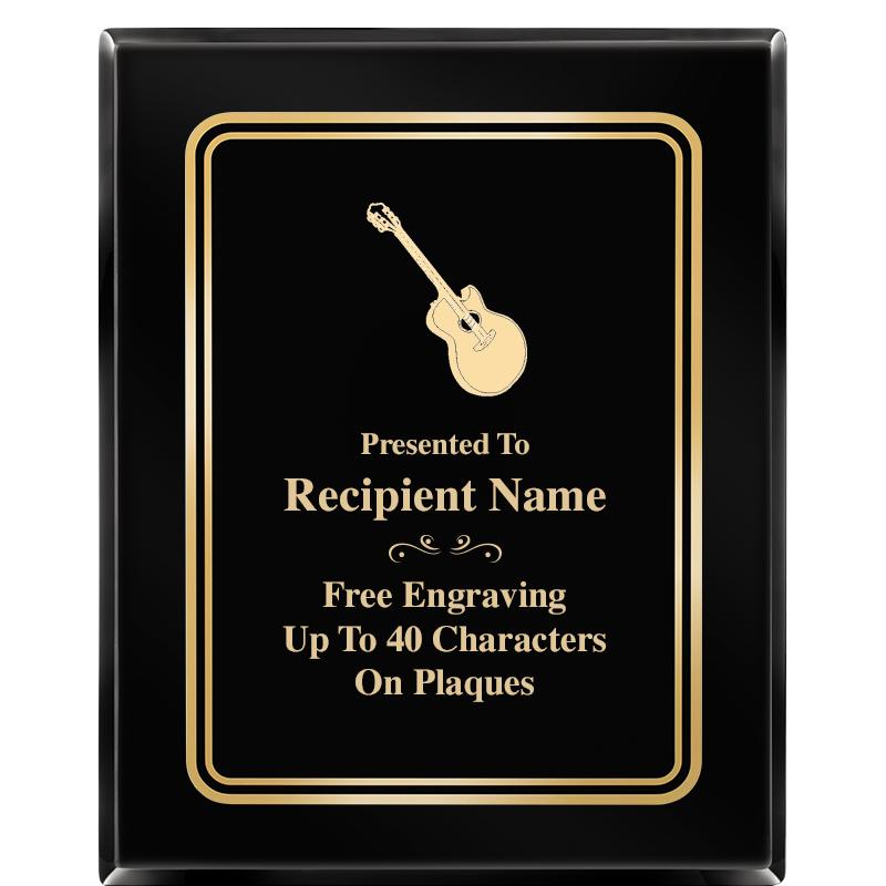 8" X 10" EBONY HERITAGE PLAQUE