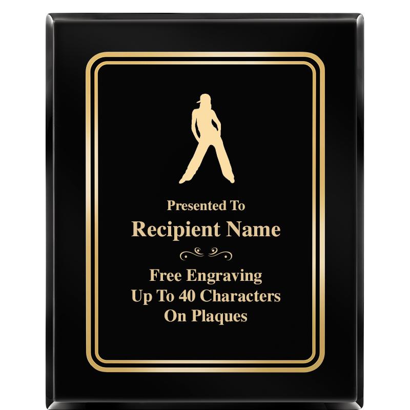 8" X 10" EBONY HERITAGE PLAQUE