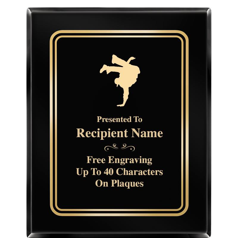 8" X 10" EBONY HERITAGE PLAQUE