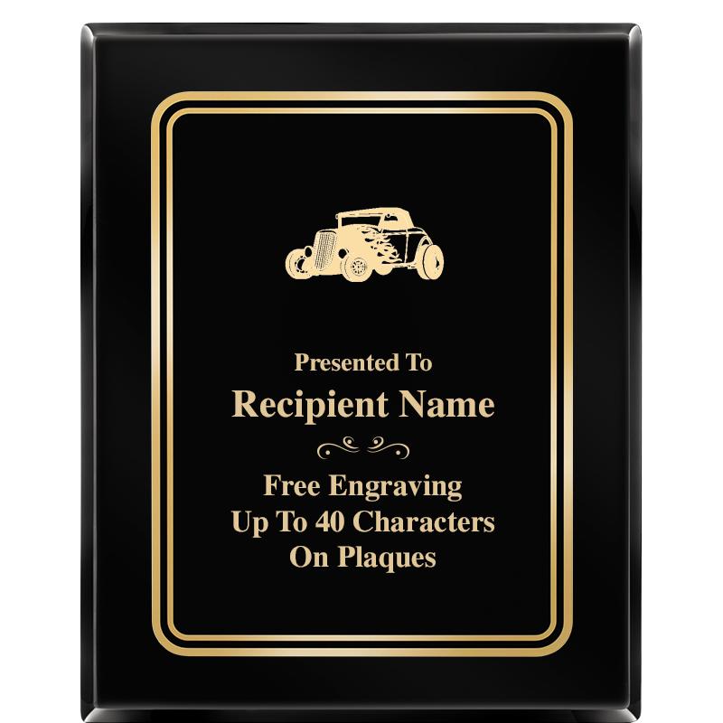 8" X 10" EBONY HERITAGE PLAQUE