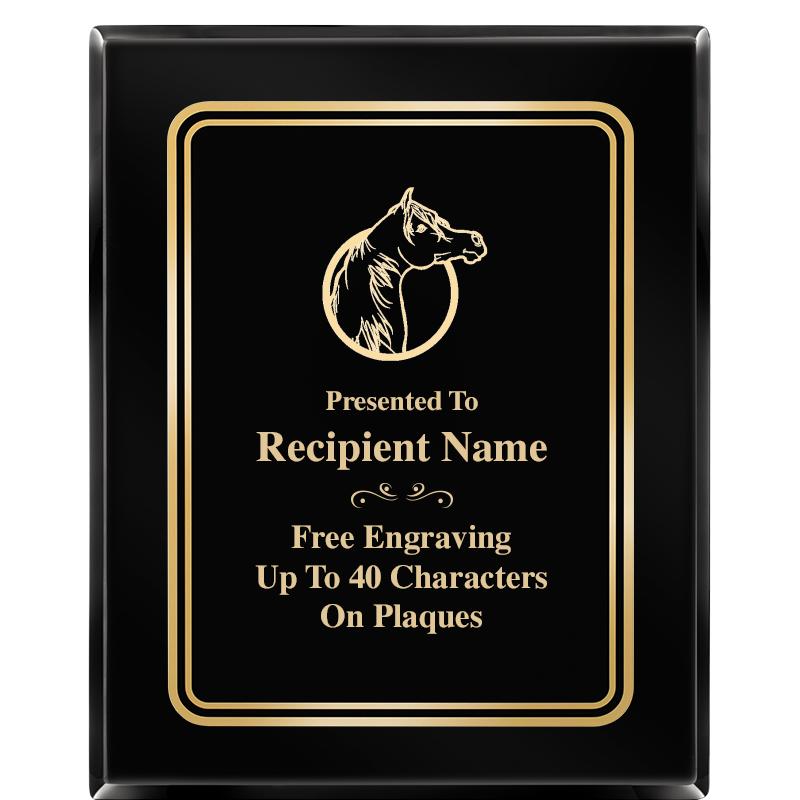 8" X 10" EBONY HERITAGE PLAQUE