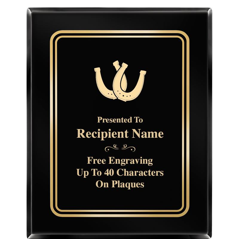 8" X 10" EBONY HERITAGE PLAQUE