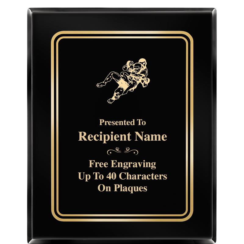 8" X 10" EBONY HERITAGE PLAQUE