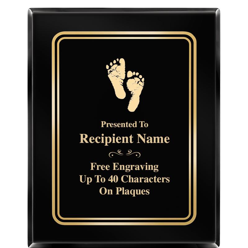 8" X 10" EBONY HERITAGE PLAQUE