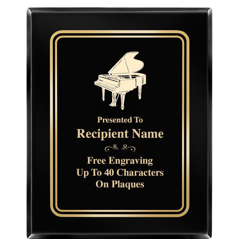 8" X 10" EBONY HERITAGE PLAQUE