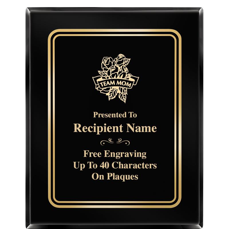 8" X 10" EBONY HERITAGE PLAQUE