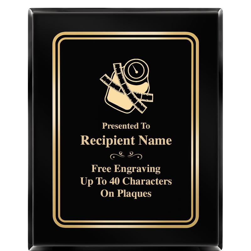 8" X 10" EBONY HERITAGE PLAQUE