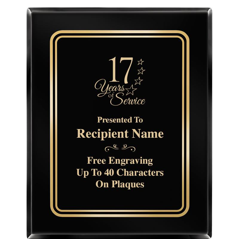 8" X 10" EBONY HERITAGE PLAQUE