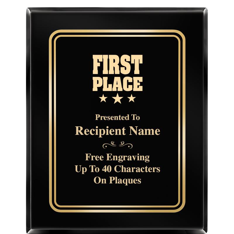 8" X 10" EBONY HERITAGE PLAQUE