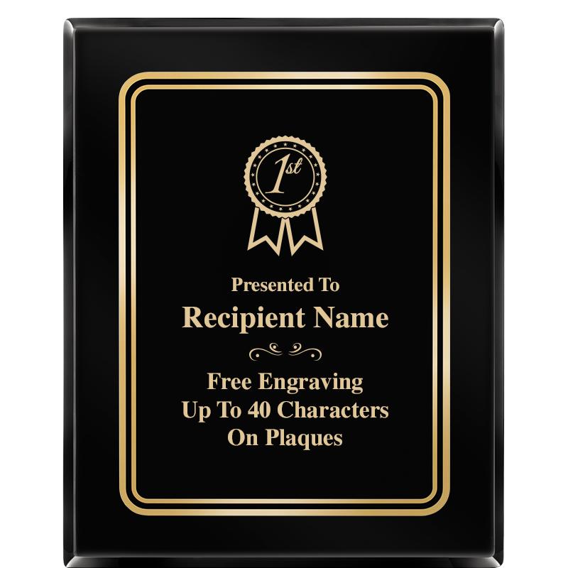 1st Place Plaques Crown Awards