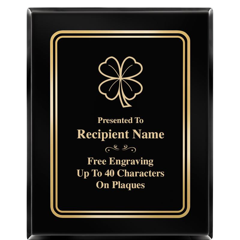 8" X 10" EBONY HERITAGE PLAQUE