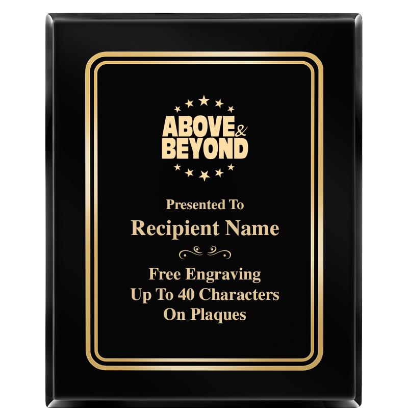 8" X 10" EBONY HERITAGE PLAQUE