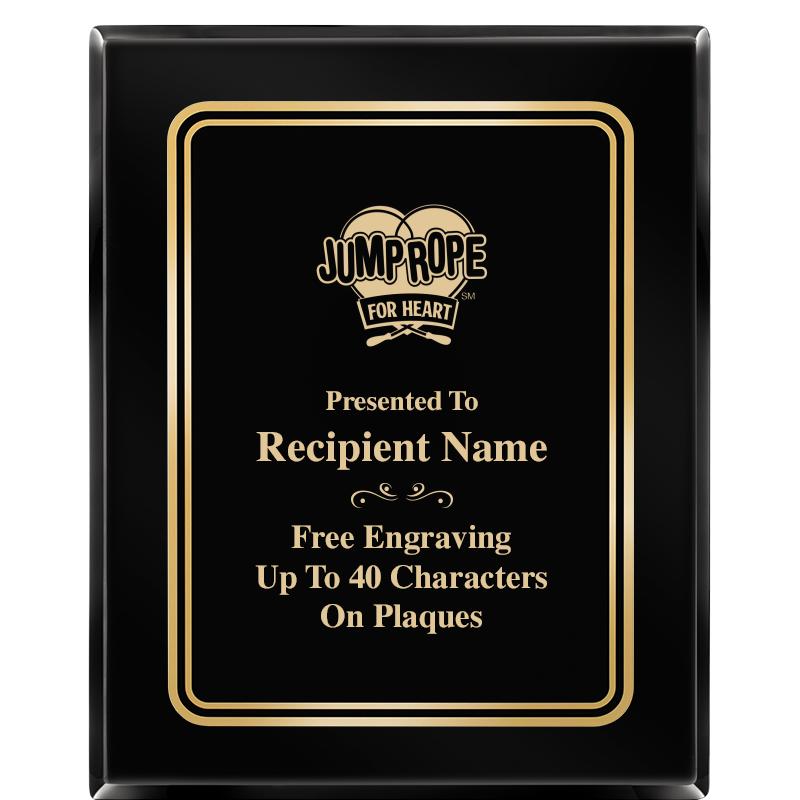 8" X 10" EBONY HERITAGE PLAQUE