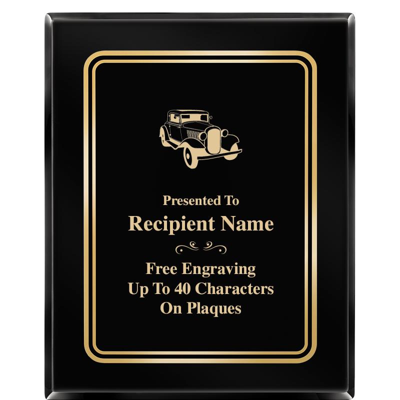 8" X 10" EBONY HERITAGE PLAQUE