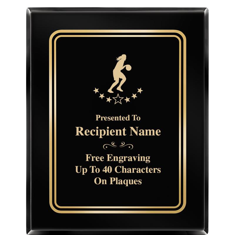 8" X 10" EBONY HERITAGE PLAQUE