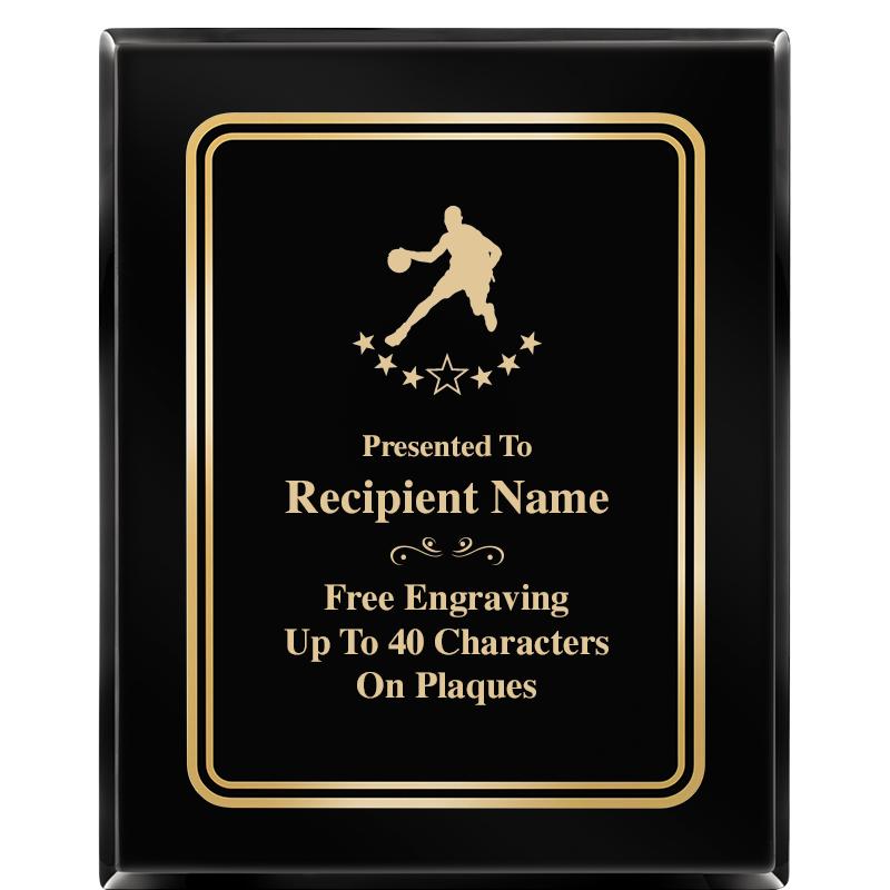 8" X 10" EBONY HERITAGE PLAQUE