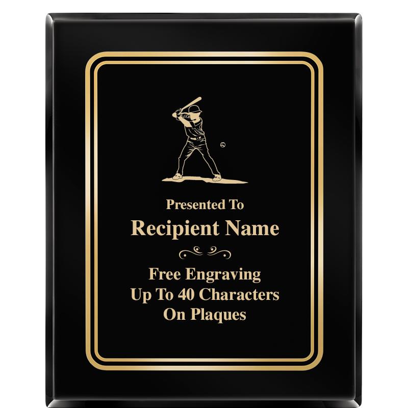 8" X 10" EBONY HERITAGE PLAQUE